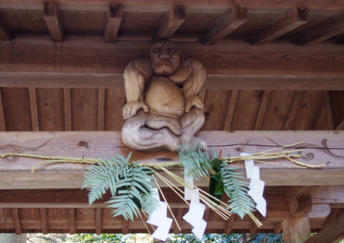 昨春準備大滝神社