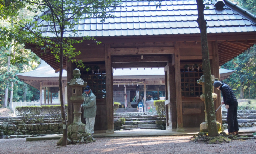 昨春準備大滝神社