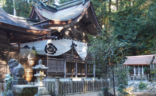 昨春準備大滝神社