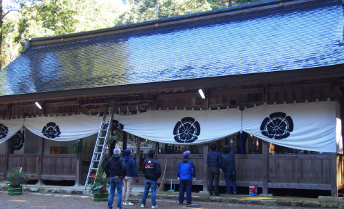 昨春準備大滝神社