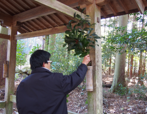 昨春準備大滝神社