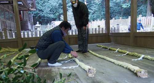 昨春準備大滝神社