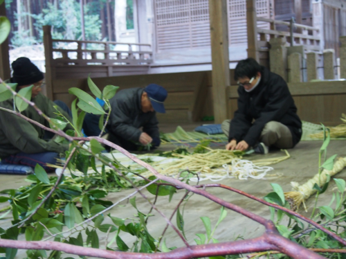 昨春準備大滝神社